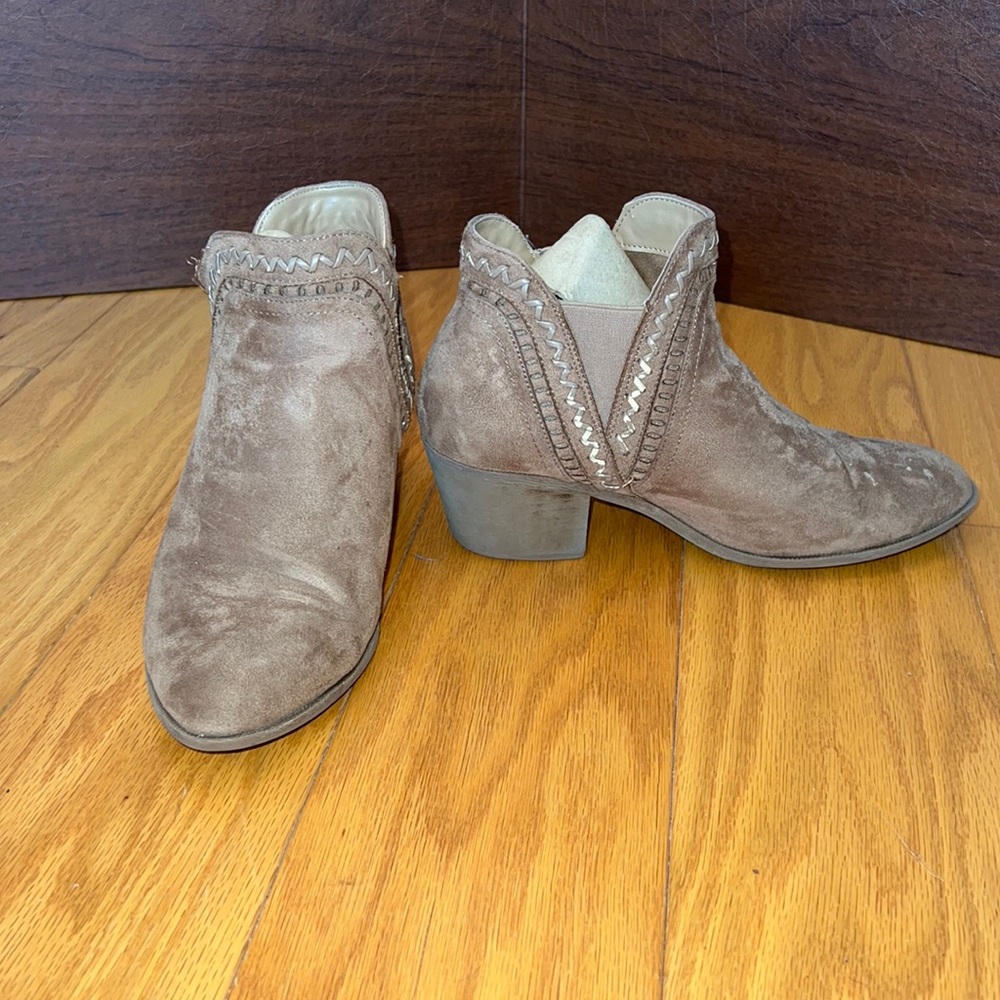 Brown booties
